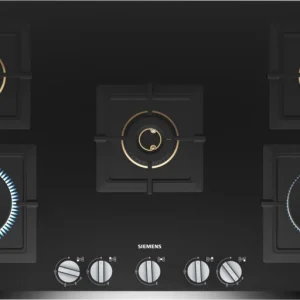 iQ500 Gas hob 90 cm Tempered glass, Black