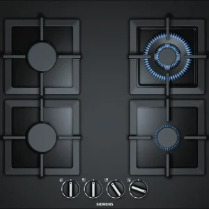 iQ500 Gas hob 60 cm Tempered glass, Black