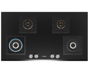 iQ500 Gas hob 60 cm Tempered glass, Black