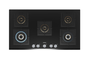 iQ500 Gas hob 90 cm Tempered glass, Black