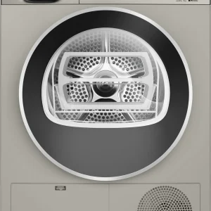 iQ500 condenser tumble dryer 9 kg Silver inox