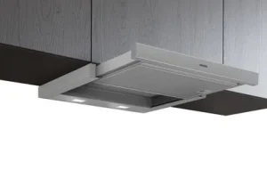 iQ300 telescopic cooker hood 60 cm Silver metallic