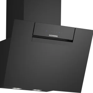 iQ300 Wall-Mounted Cooker Hood 60 cm clear glass black printed, Black